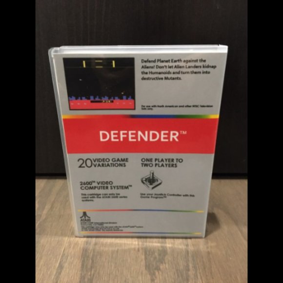 Atari 2600 Defender Game with Manual and Case - Picture 9 of 10